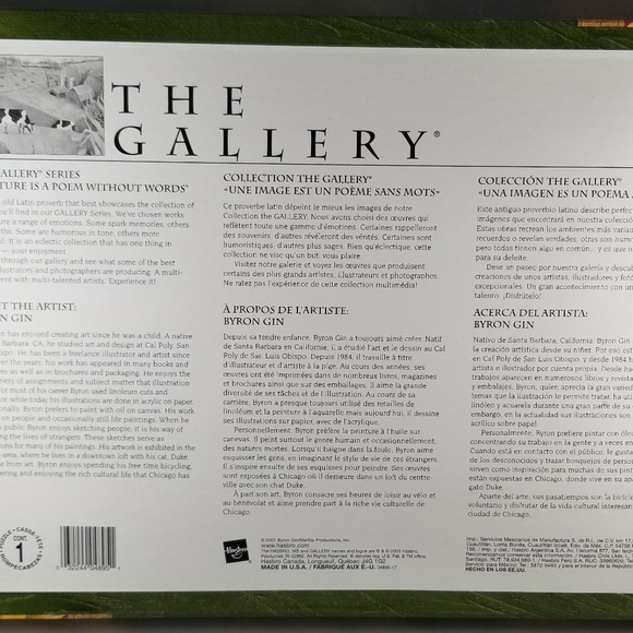 The Gallery Midwest Fall Byron Gin Jigsaw Puzzle 1000 Piece Cows Farm Autumn - Picture 3 of 8